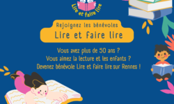 Lire et faire lire recherche des bénévoles sur rennes