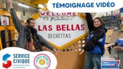 Noémie et Marion, en Service civique à la Belle déchette