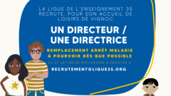 Remplacement direction Vignoc arrêt maladie