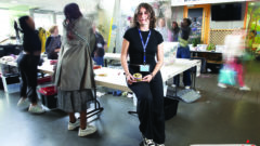 Salomé - panneau expo, Service civique Centre social Ty-Blosne