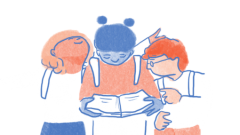logo illustration livre enfants